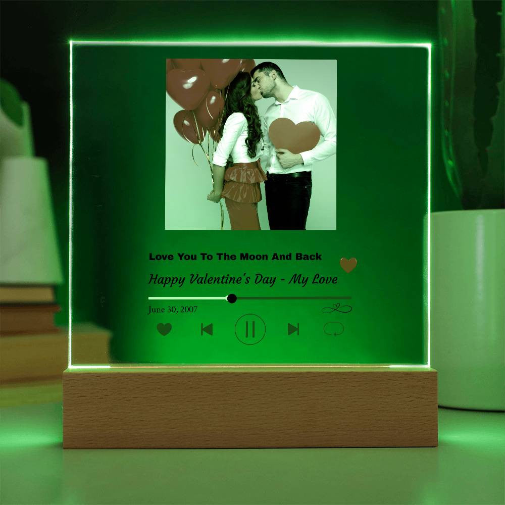 Personalized Occasion Song Plaque