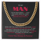 To My Man | Forever Love Cuban Link Chain