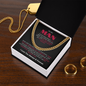 To My Man | Endless Love Cuban Link Chain