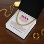 To My Man | Love Wish Cuban Link Chain