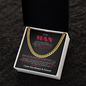 To My Man | Endless Love Cuban Link Chain