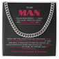 To My Man | Forever Love Cuban Link Chain