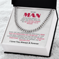 To My Man | Love Wish Cuban Link Chain
