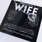 To My Lovely Wife | Forever Love Necklace